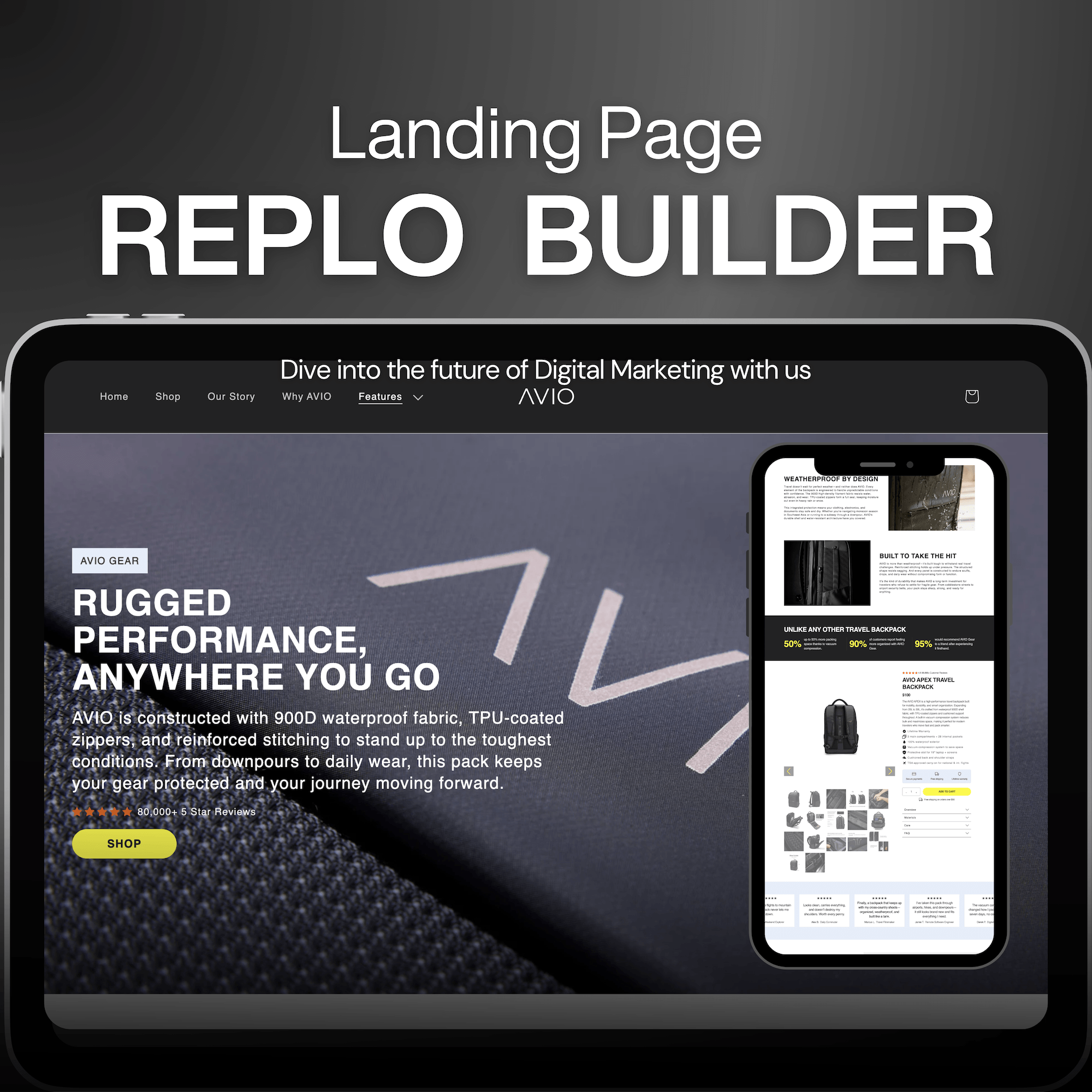 Replo Landing Page